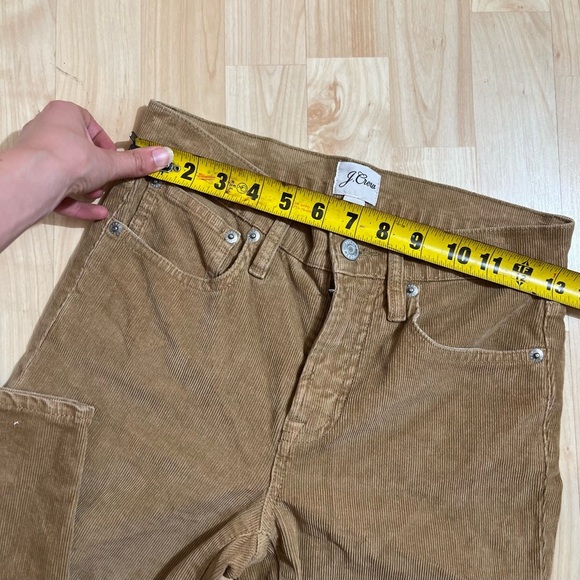 J.Crew Womens Brown Corduroy  High Waisted Straight Leg Pants Size 24P - Picture 4 of 7